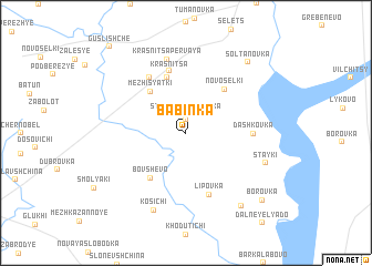 map of Babinka