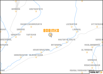 map of Babinka