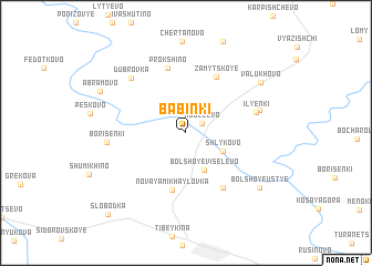 map of Babinki