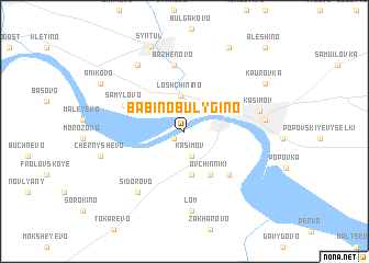 map of Babino-Bulygino