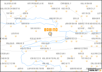 map of Babino