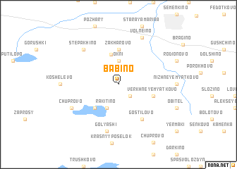 map of Babino