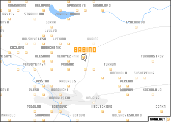 map of Babino