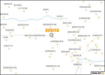 map of Babino