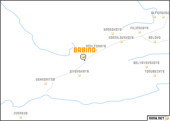 map of Babino