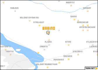 map of Babino