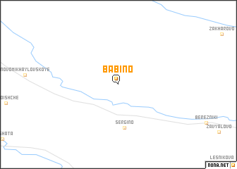 map of Babino