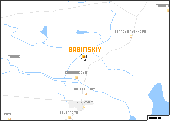 map of Babinskiy