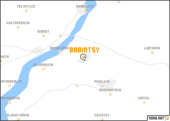 map of Babintsy