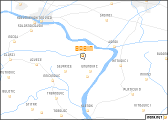 map of Babin