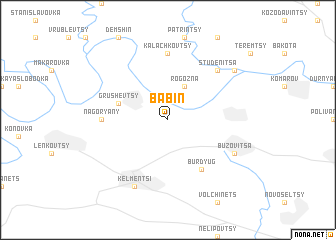 map of Babin