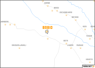 map of Babio