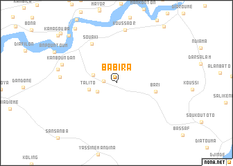 map of Babira