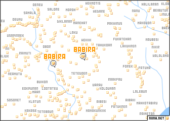 map of Babira