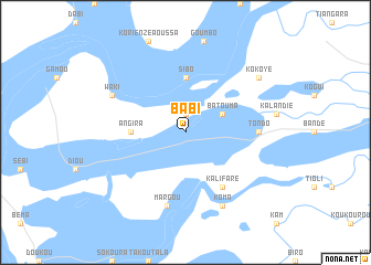 map of Babi