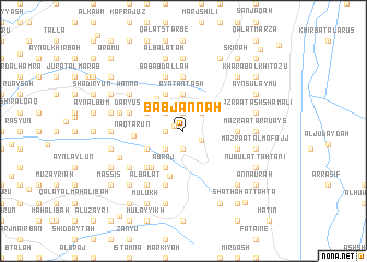 map of Bāb Jannah