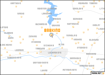 map of Babkino