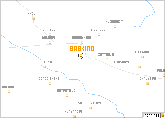 map of Babkino