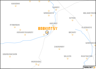 map of Babkintsy