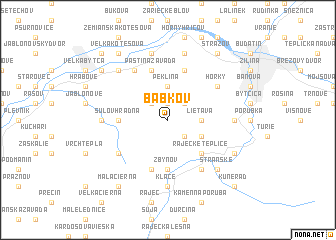 map of Babkov