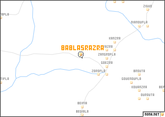 map of Bablasrazra