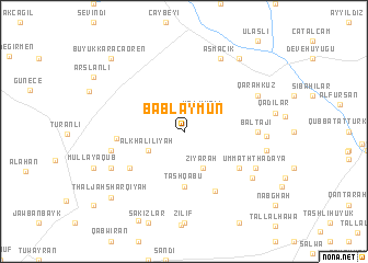 map of Bāb Laymūn