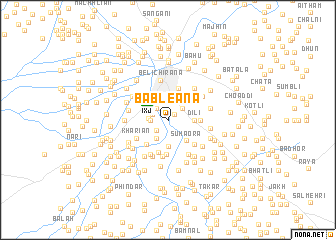 map of Bābleāna