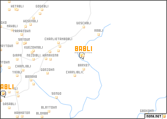 map of Babli