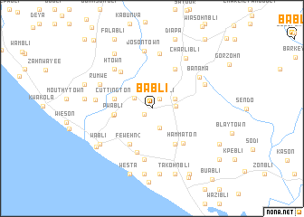 map of Babli