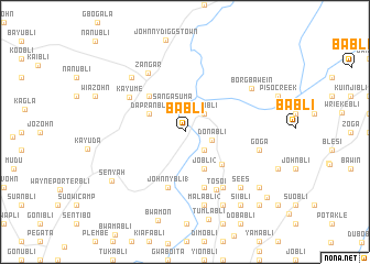 map of Babli