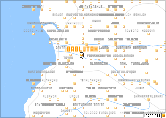 map of Bāblūţah