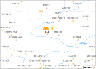 map of Babni