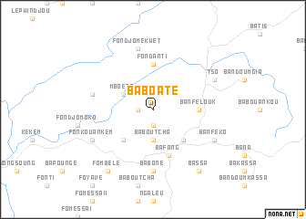 map of Baboate