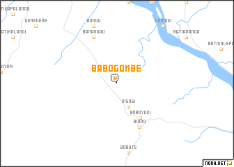 map of Babogombe