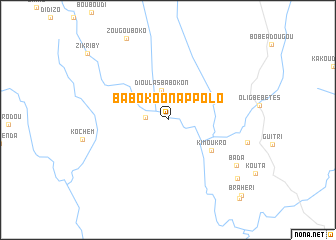 map of Babokoon-Appolo