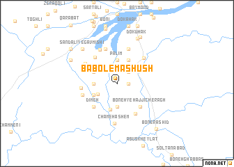 map of Bābol-e Mashūsh