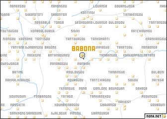 map of Babona