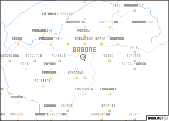 map of Baboné