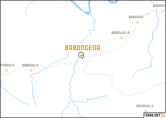 map of Babongena