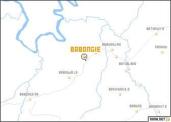 map of Babongie