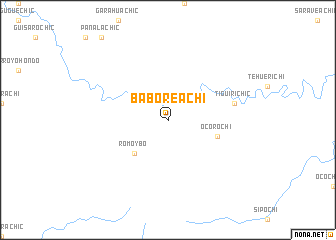 map of Baboreachi