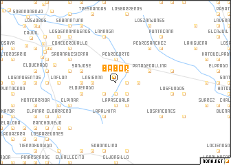 map of Babor