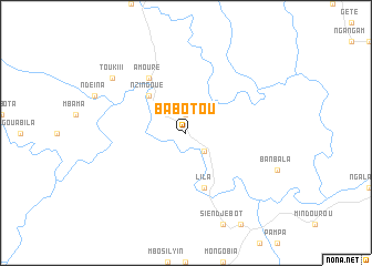 map of Babotou