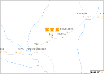 map of Baboua