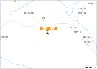 map of Baboudji