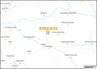 map of Babouéso