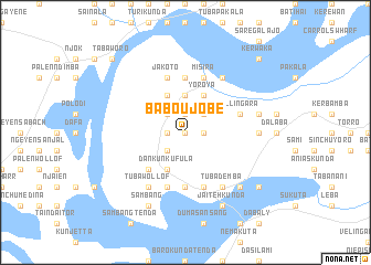 map of Babou Jobe