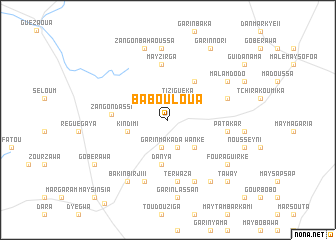 map of Babouloua