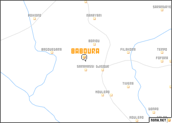 map of Baboura