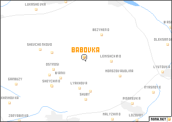 map of Babovka